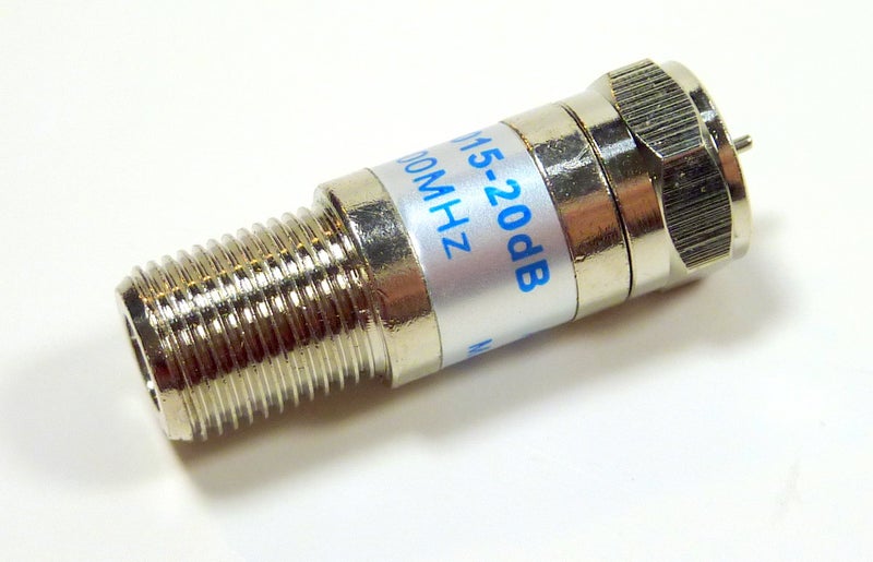 Philmore Phillmore 20 dB Coax Cable TV Signal Attenuator Pad; 42-120 - Image 1